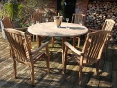 Westminster FSC Certified 6 Chair Dining Set